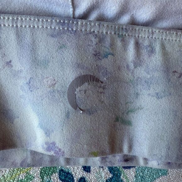 Zyia Active Luxe Deluxe Cut Out Back Peekaboo Sports Bra Workout Exercise Size L - Picture 5 of 6